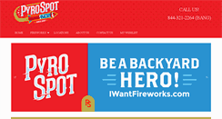 Desktop Screenshot of iwantfireworks.com